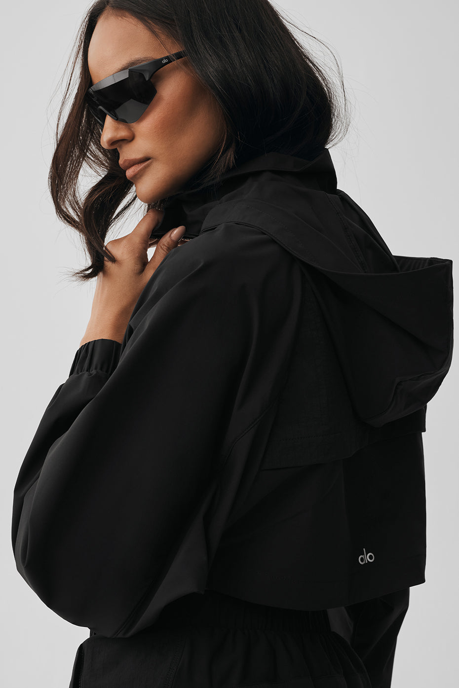 Cropped Playmaker Jacket - Black image 5