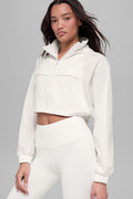 Cropped Playmaker Jacket - Ivory image 1