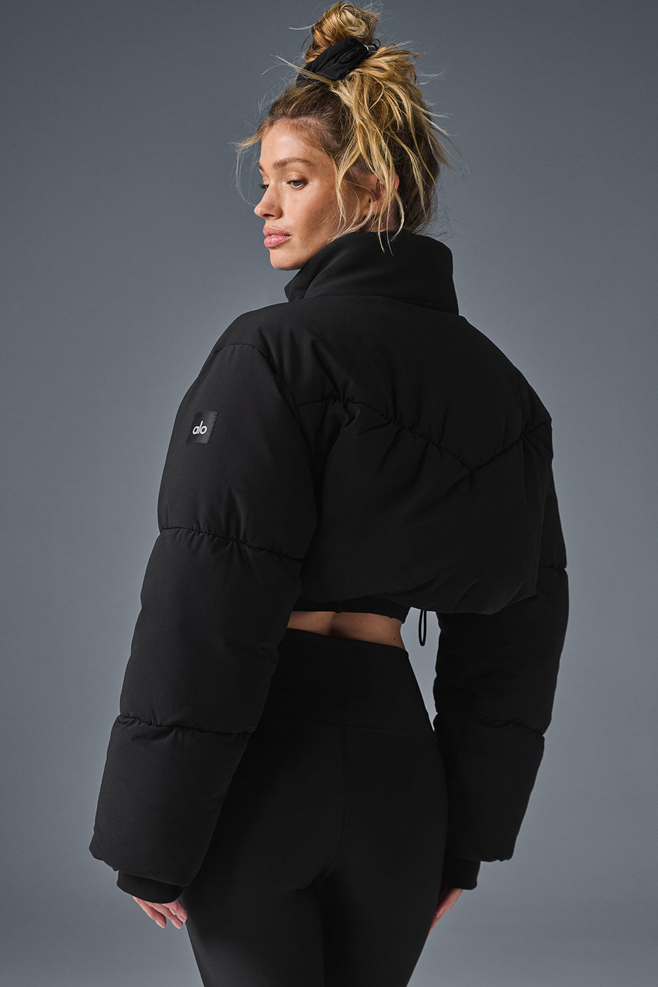 Main Act Corset Puffer - Black image 2