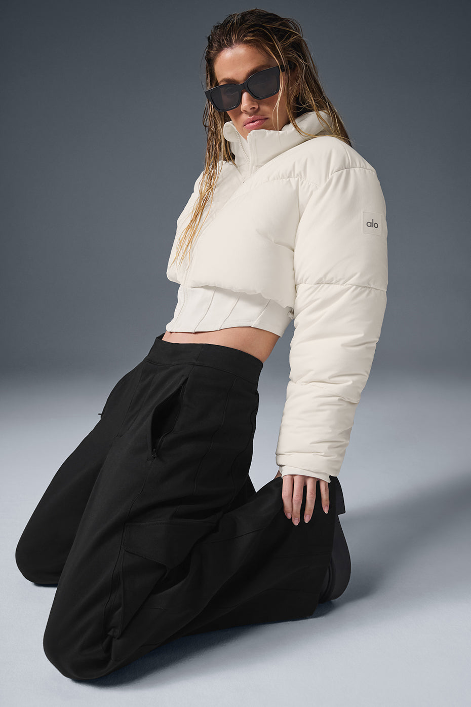 Main Act Corset Puffer - Ivory/Ivory image 5
