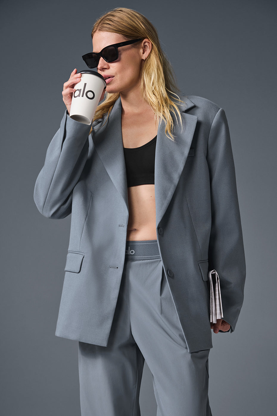 First-Class Blazer - Steel Grey image 1