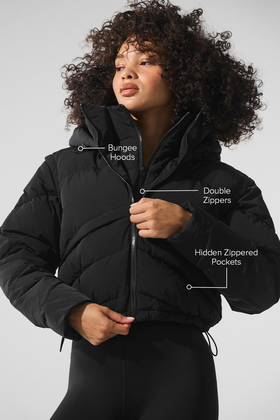 Glacier Puffer - Black image 2