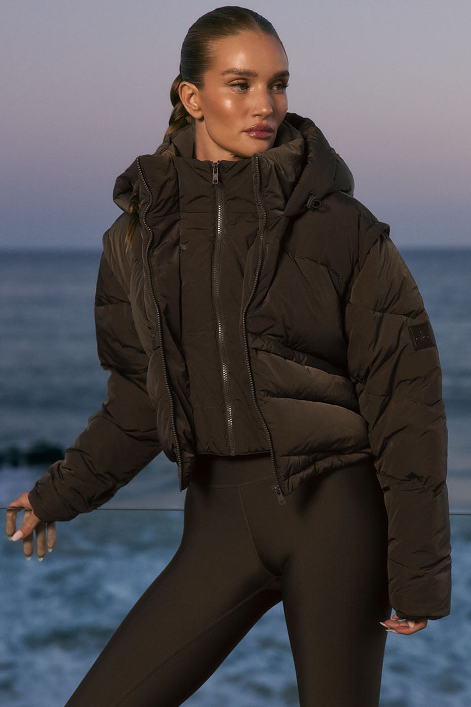 Glacier Puffer - Espresso image 1