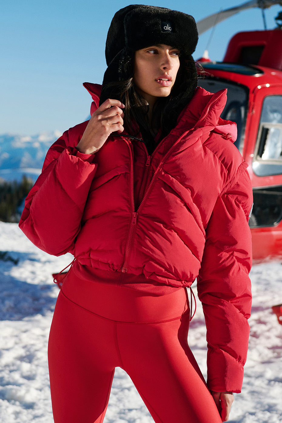 Glacier Puffer - Bold Red image 1