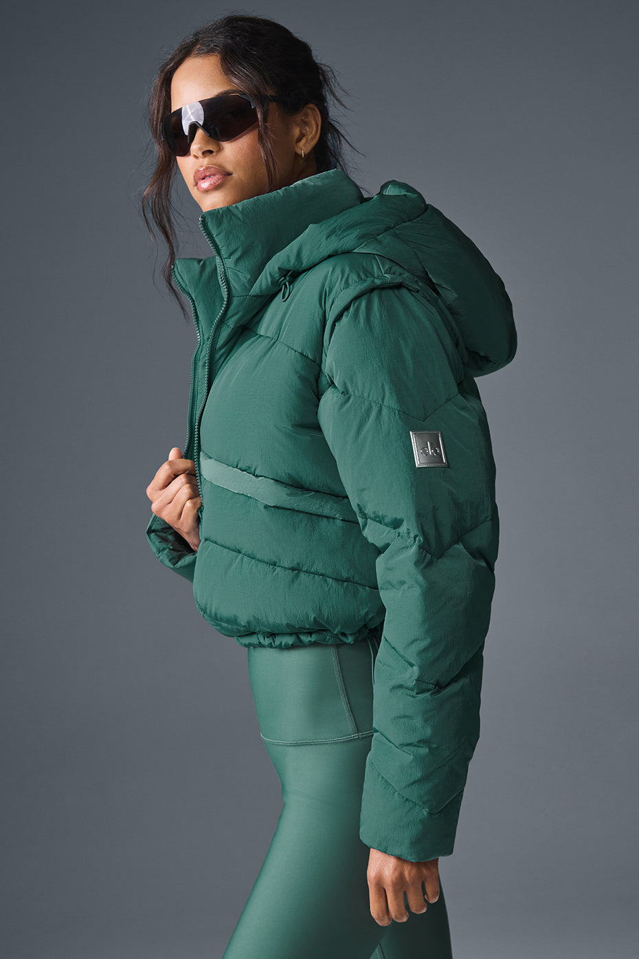 Glacier Puffer - Winter Ivy image 3
