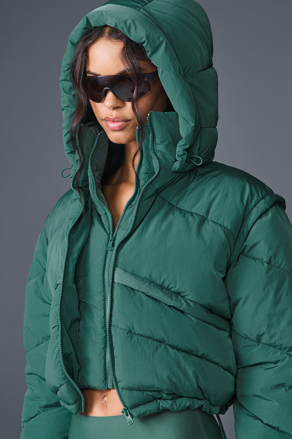 Glacier Puffer - Winter Ivy image 5