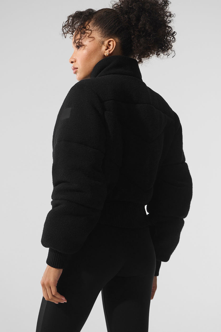 Darling Sweater Puffer - Black image 3