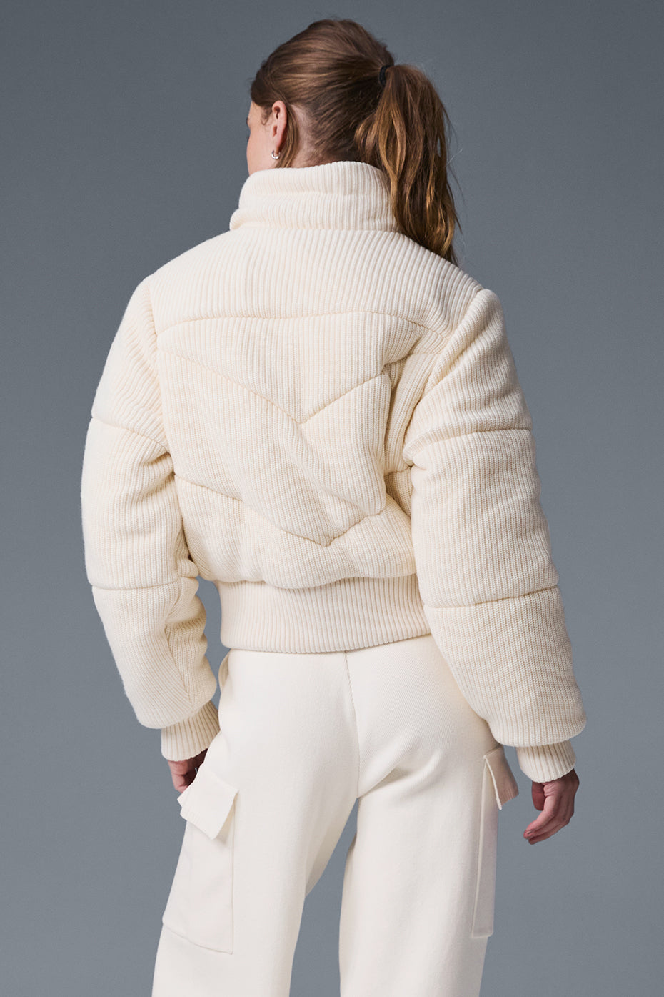 Darling Sweater Puffer - Ivory image 3