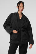 Urbanite Wrap Puffer - Black image 1