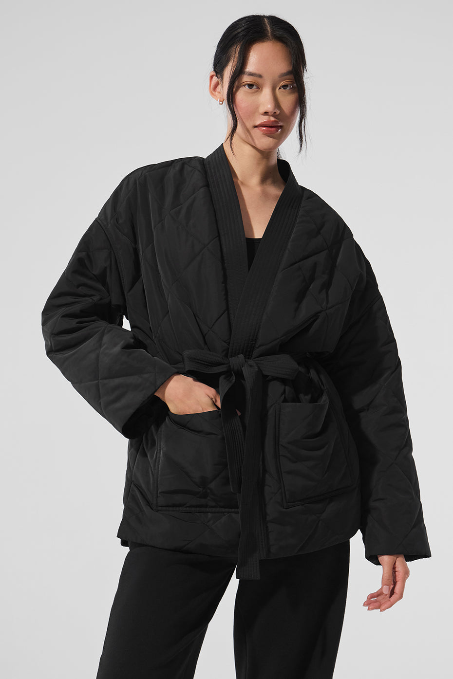 Urbanite Wrap Puffer - Black image 1
