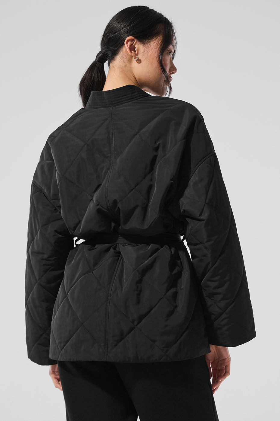 Urbanite Wrap Puffer - Black image 2