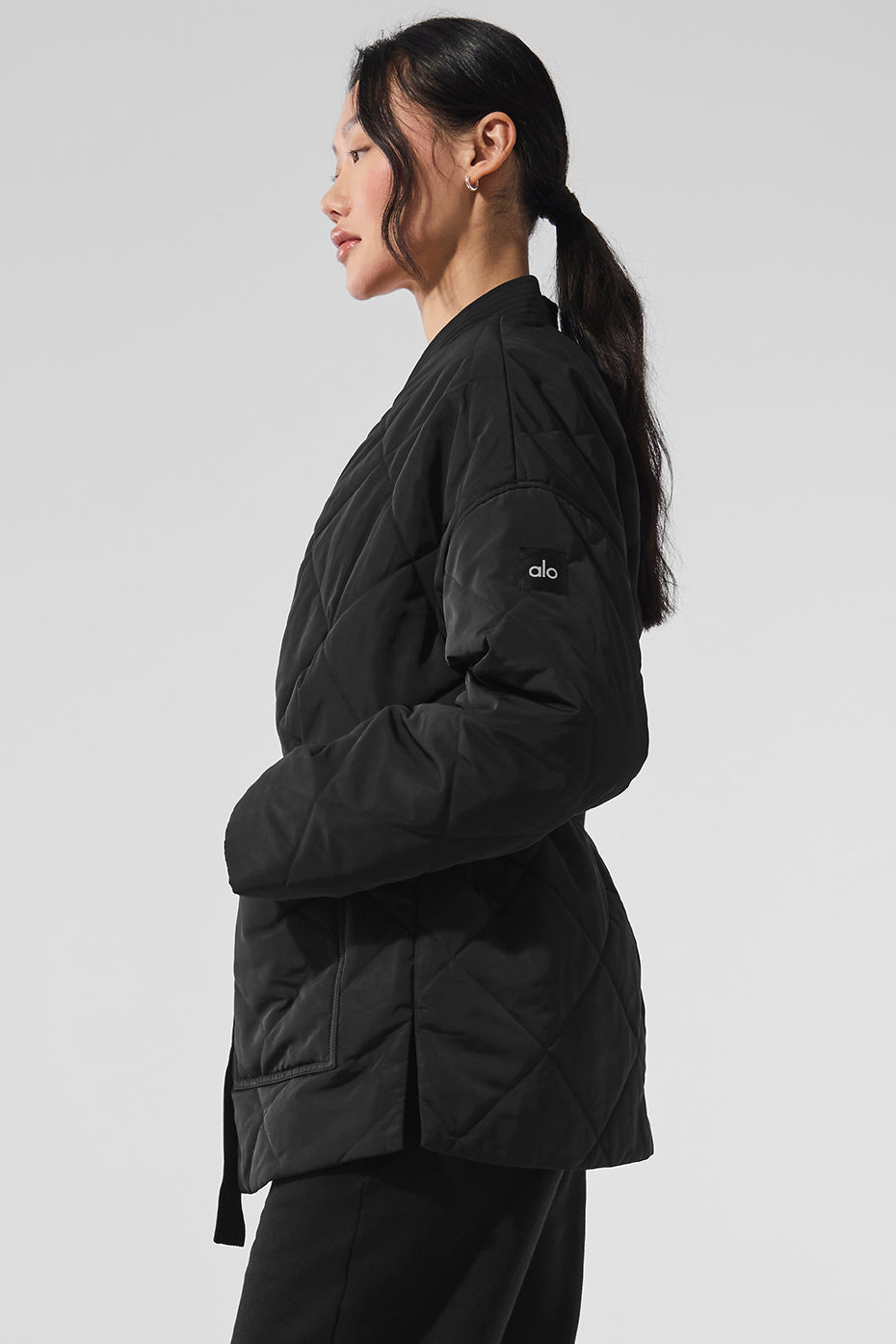 Urbanite Wrap Puffer - Black image 3
