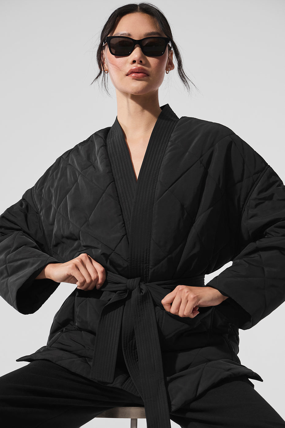 Urbanite Wrap Puffer - Black image 4