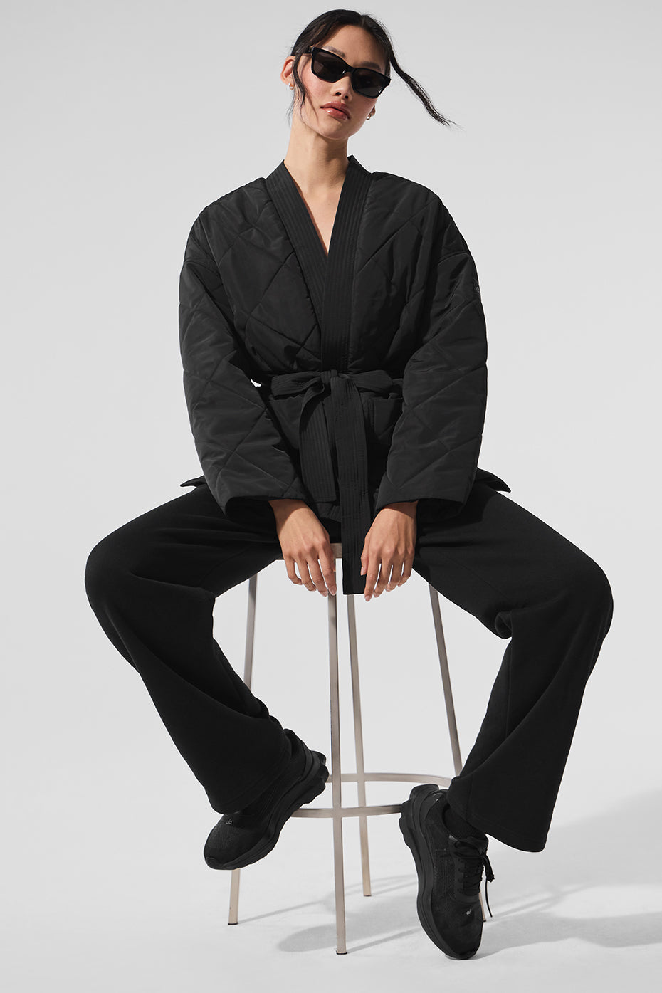 Urbanite Wrap Puffer - Black image 5