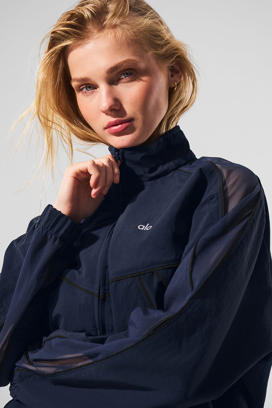 Origin Full-Zip Track Jacket - Navy/Black image 2