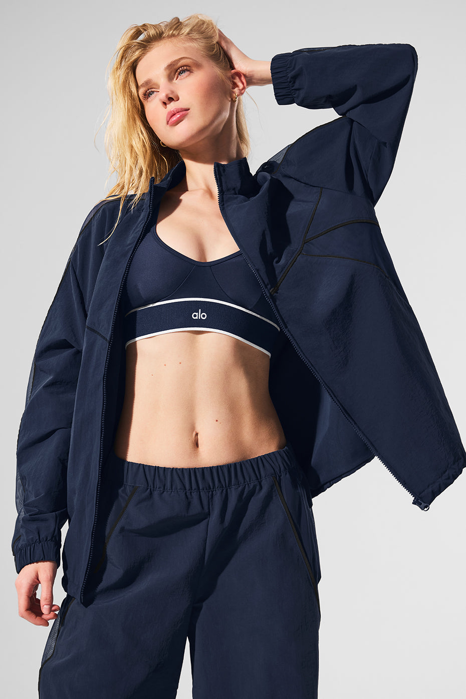 Origin Full-Zip Track Jacket - Navy/Black image 4