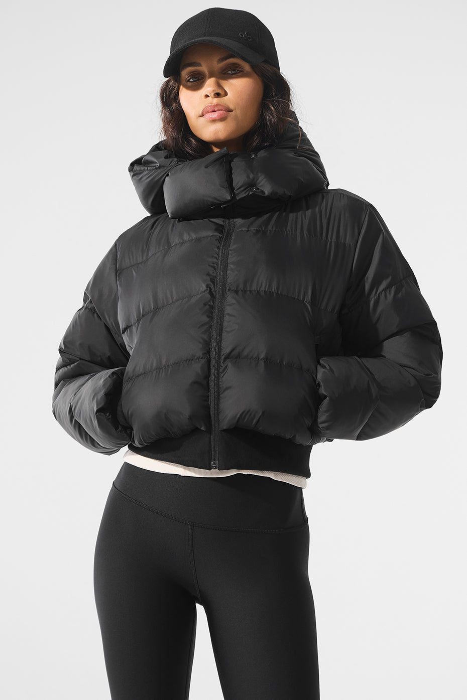 Foxy Puffer Jacket - Black image 1
