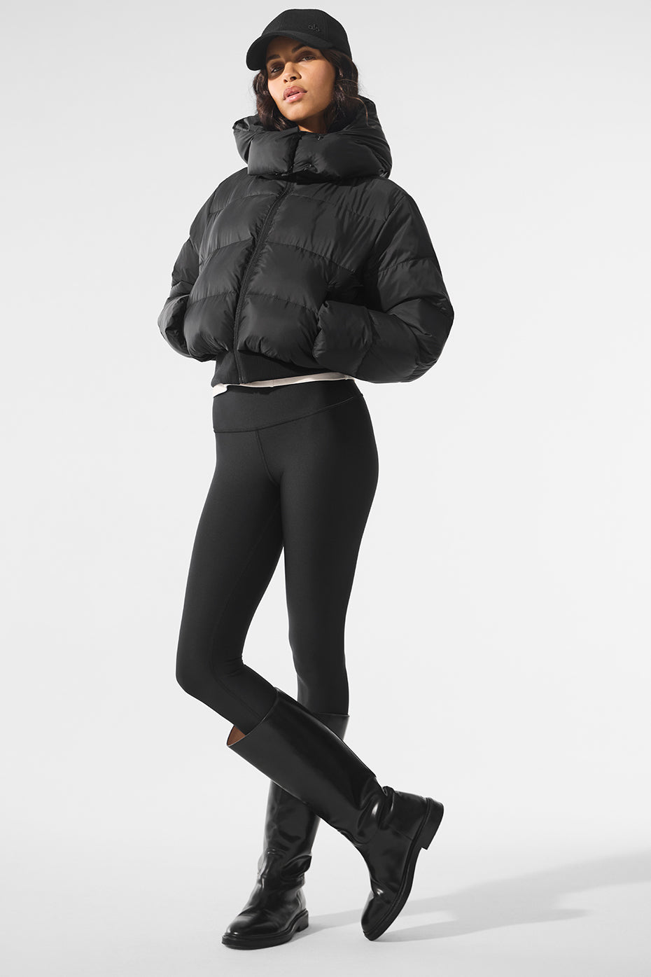 Foxy Puffer Jacket - Black image 4