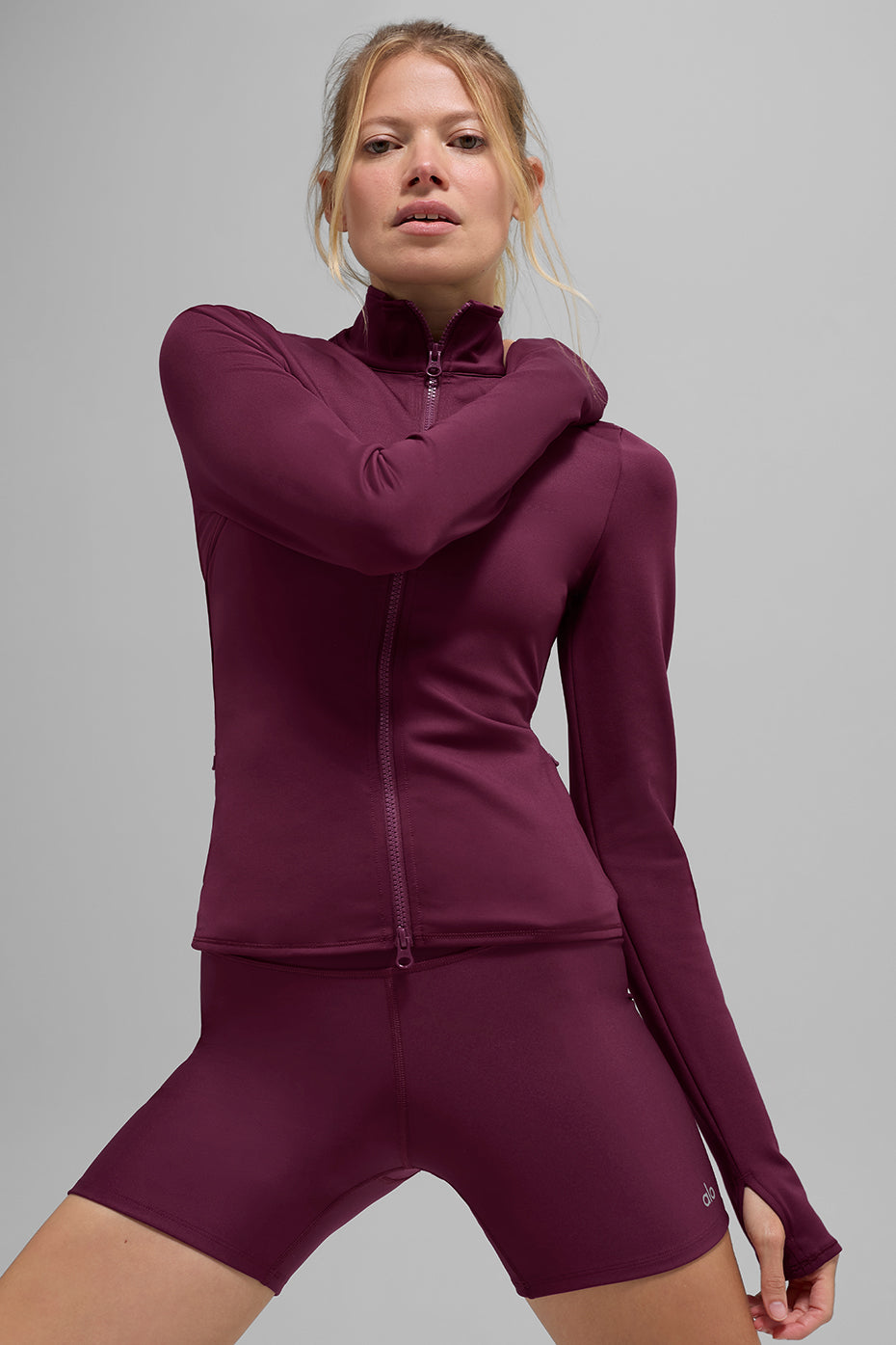 Airlift Winter Warm Radiant Full-Zip Jacket - Burgundy image 3
