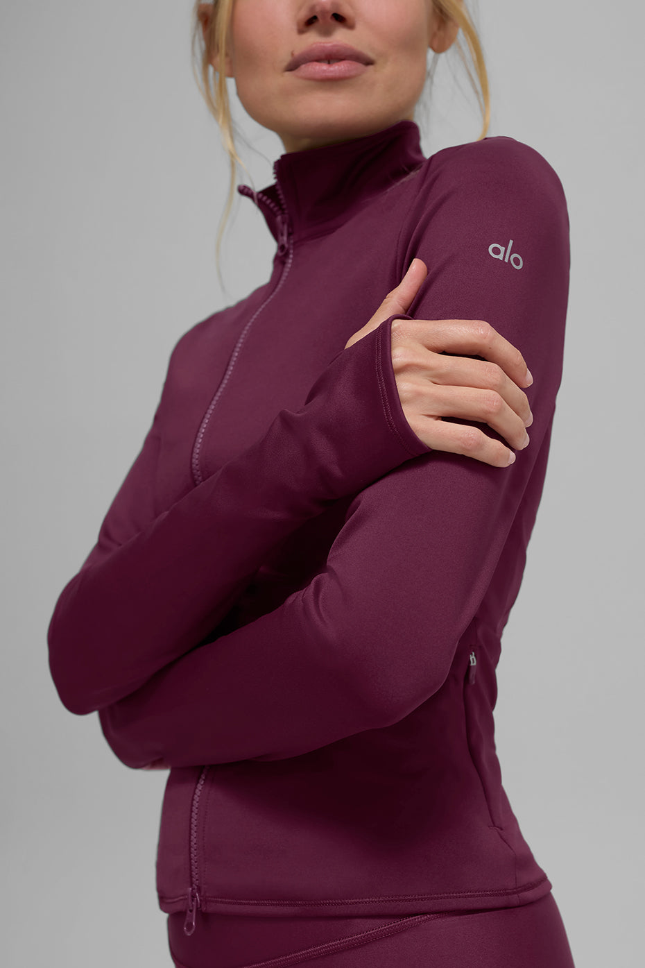 Airlift Winter Warm Radiant Full-Zip Jacket - Burgundy image 2