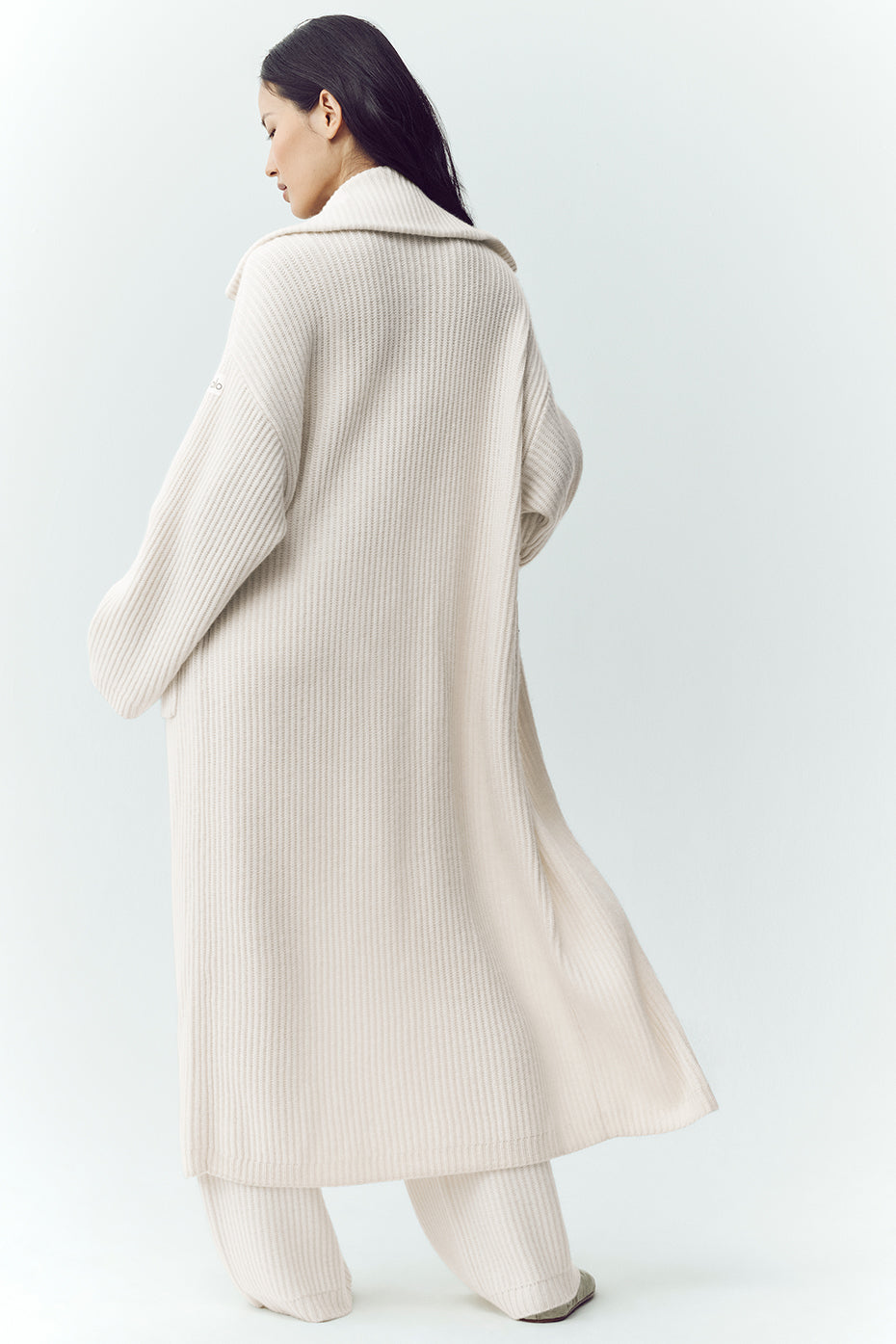 Cashmere Northstar Long Cardigan - Ivory image 4