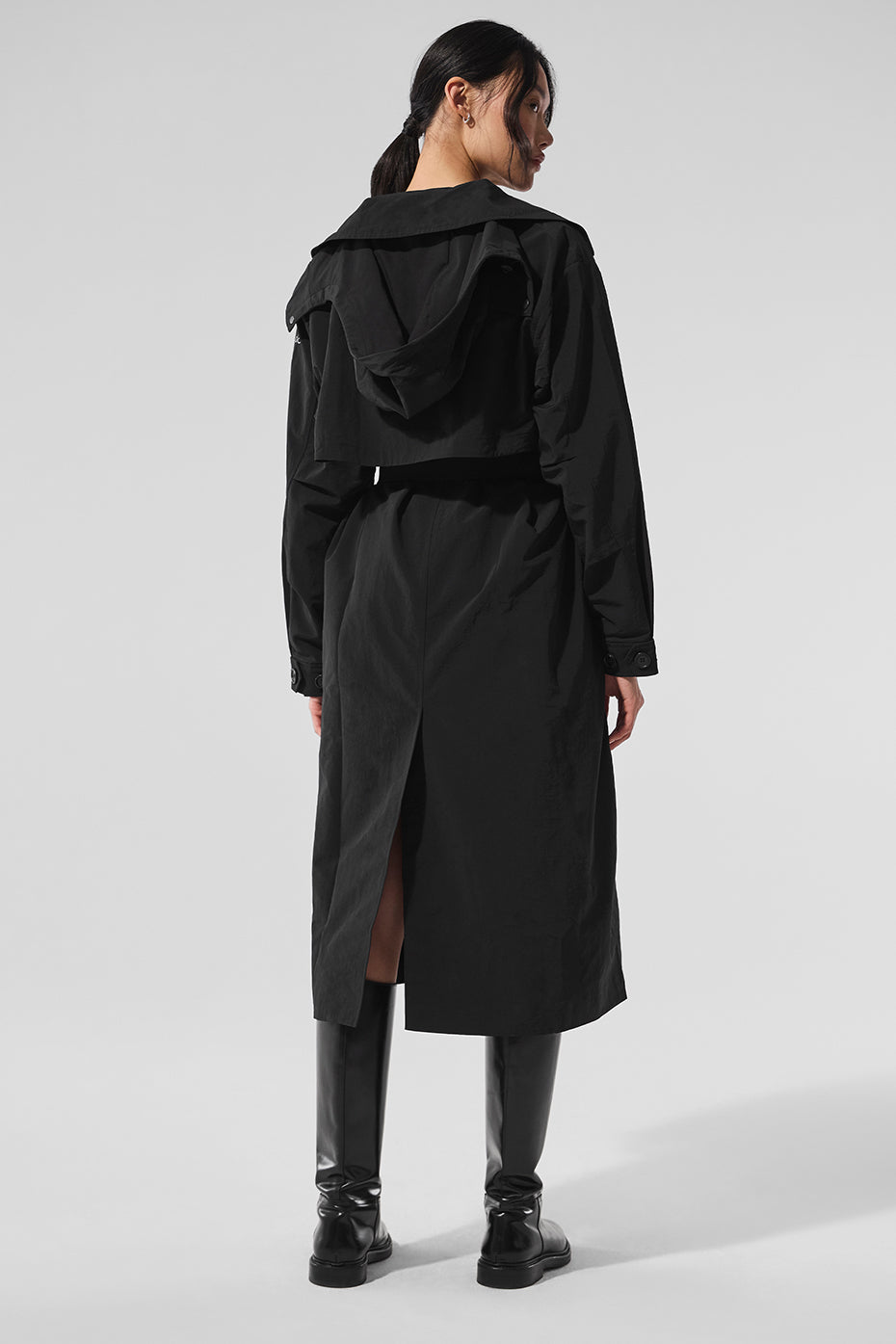 Daybreak Long Coat - Black image 3