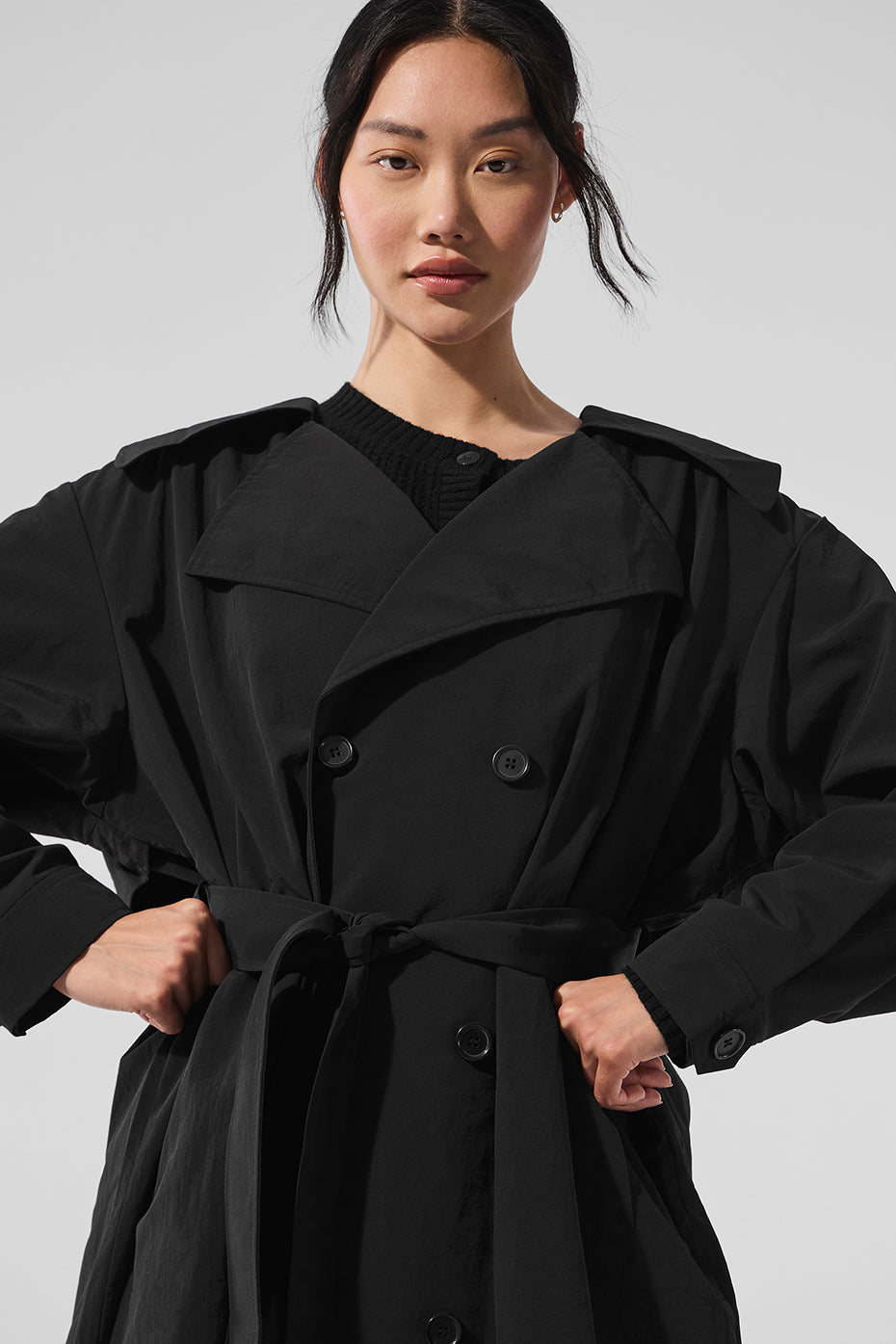 Daybreak Long Coat - Black image 4