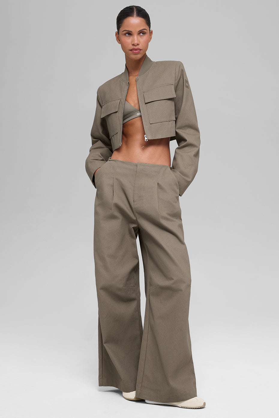 Cropped Main Character Jacket - Light Cocoa image 5
