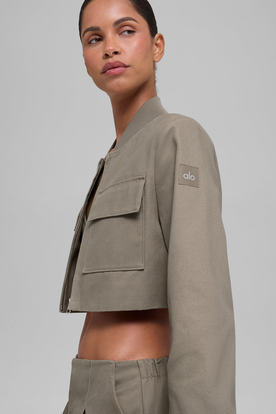 Cropped Main Character Jacket - Light Cocoa image 4