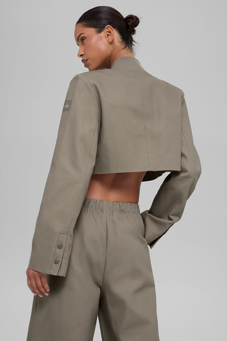 Cropped Main Character Jacket - Light Cocoa image 3