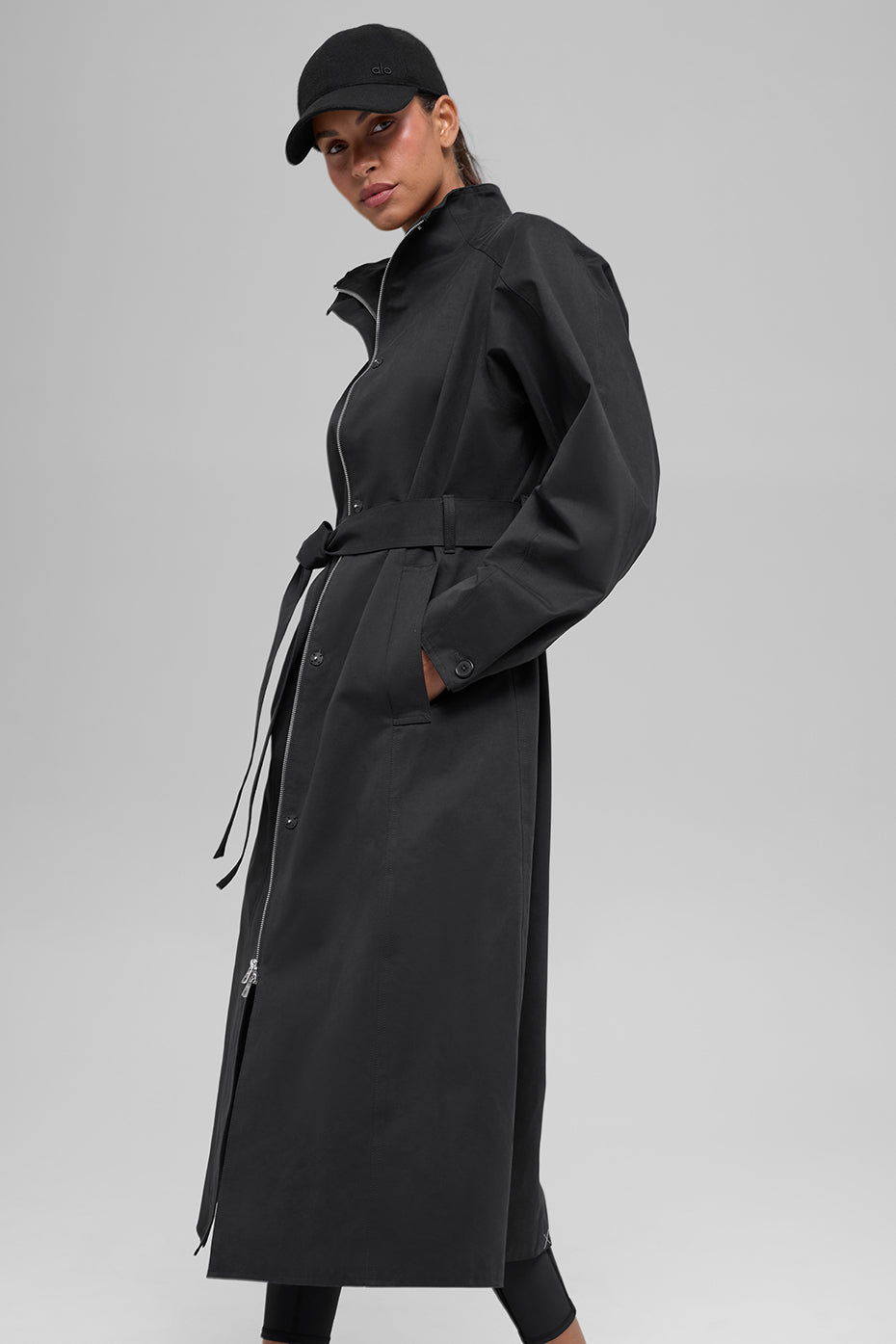 Journey Trench Coat - Black image 1