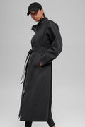 Journey Trench Coat - Black image 1