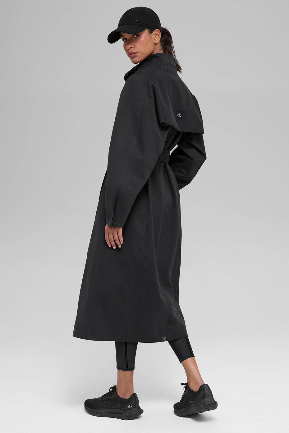 Journey Trench Coat - Black image 5