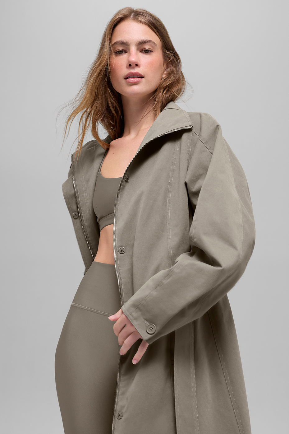 Journey Trench Coat - Light Cocoa image 4
