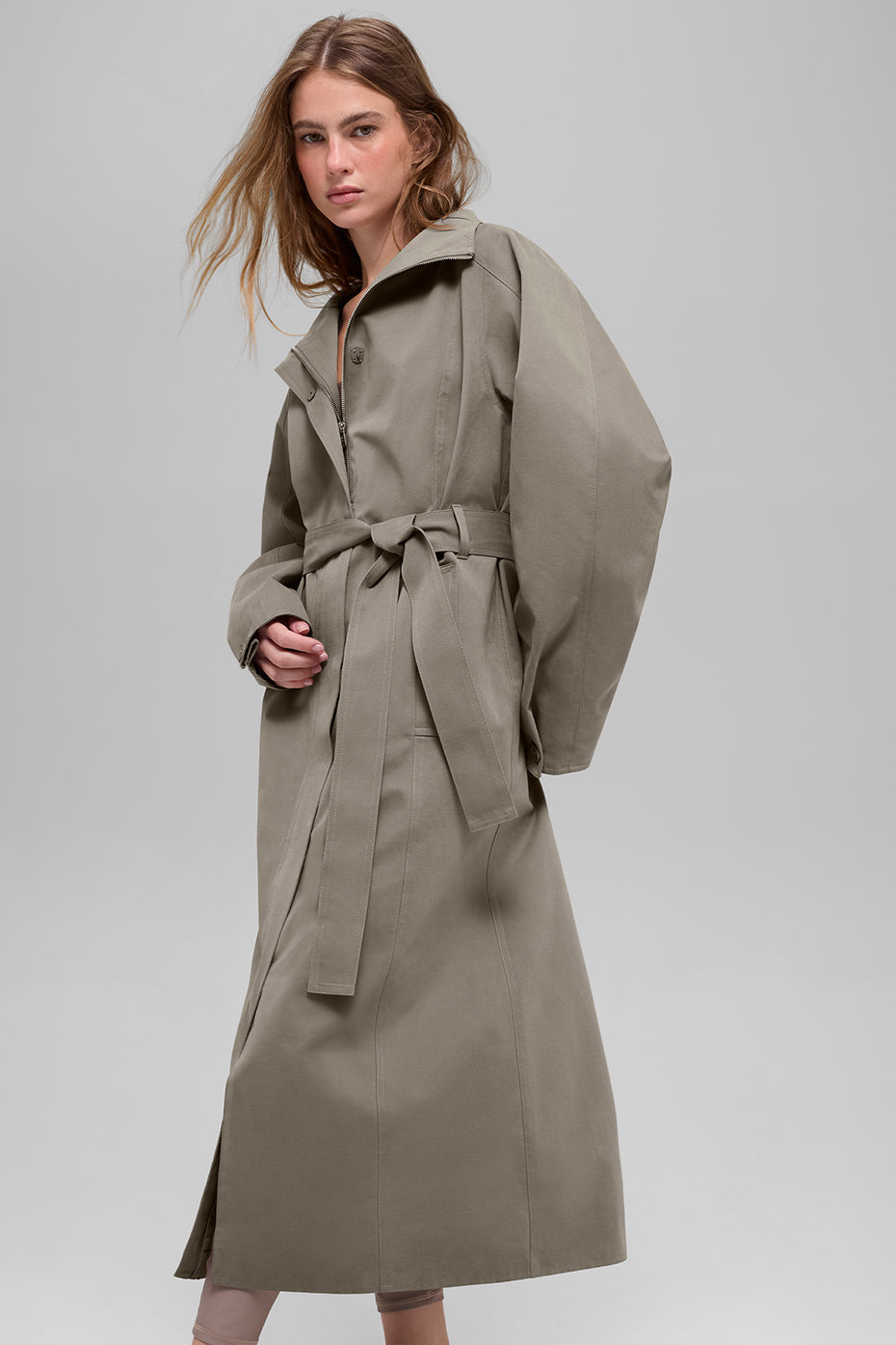 Journey Trench Coat - Light Cocoa image 6