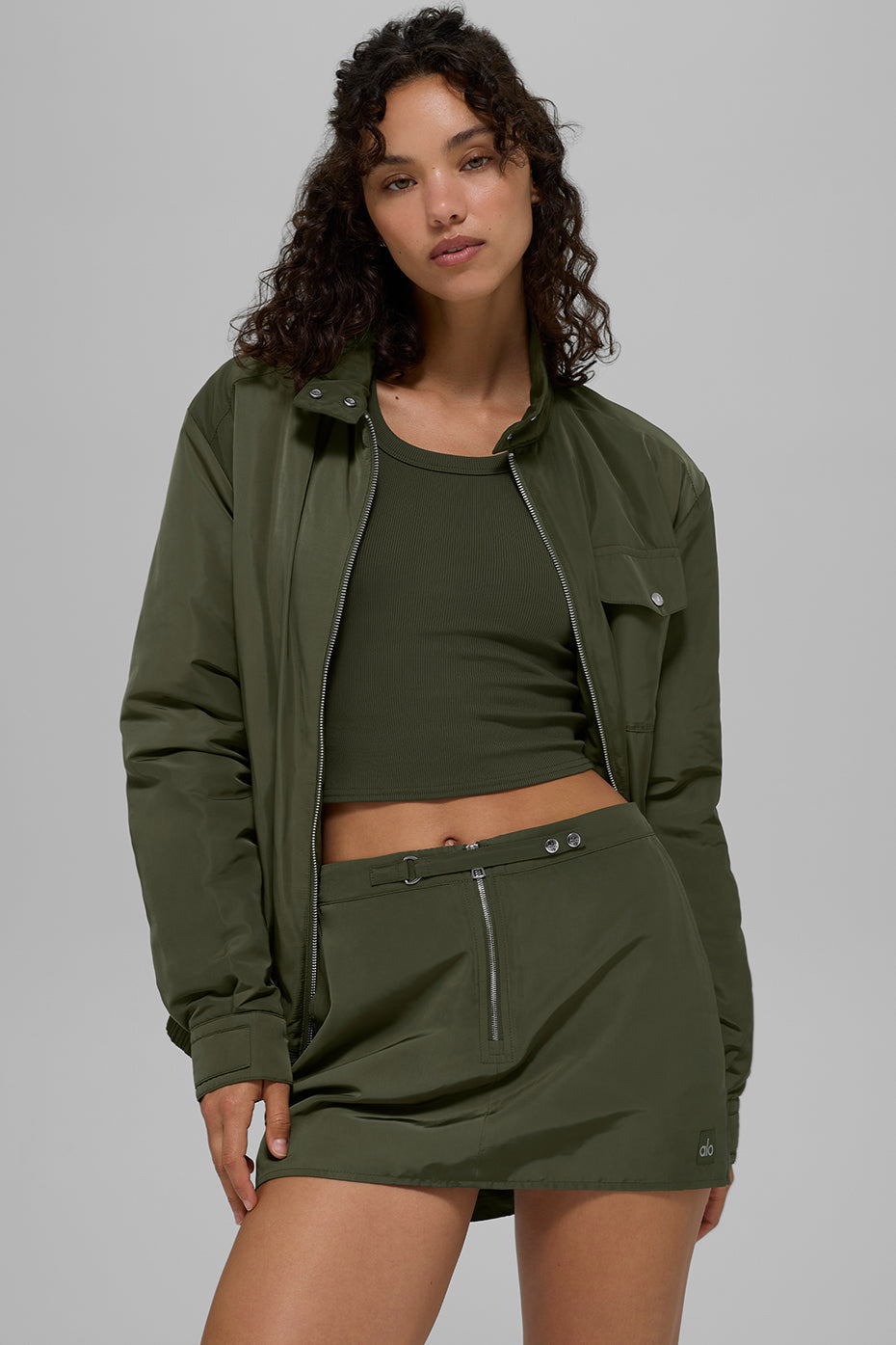 Work It Bomber - Green Olive image 4