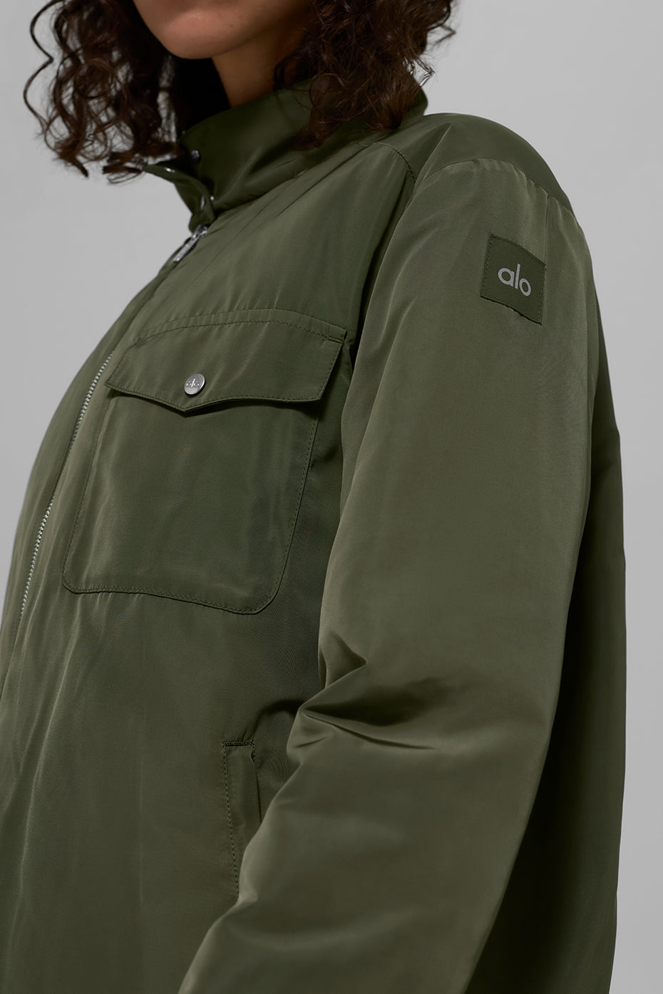 Work It Bomber - Green Olive image 5