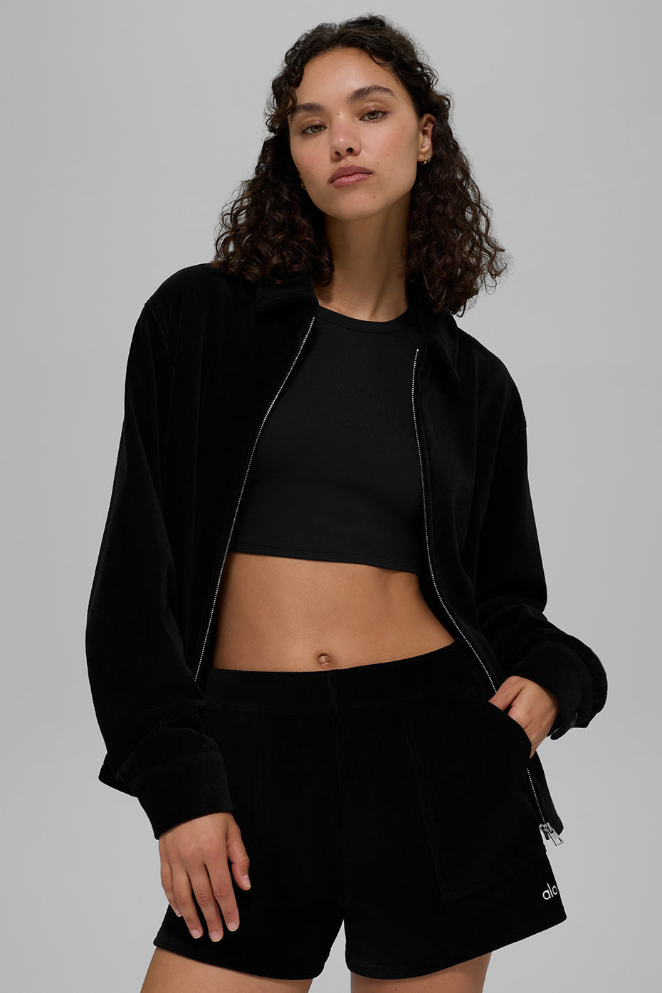 Micro Corduroy On Duty Jacket - Black image 5