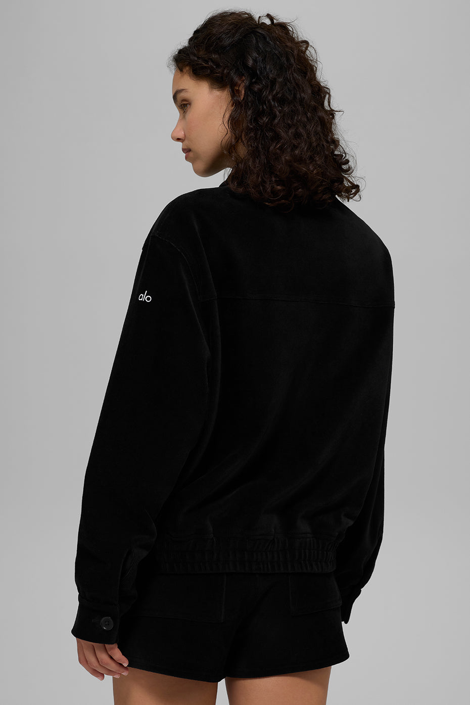 Micro Corduroy On Duty Jacket - Black image 3