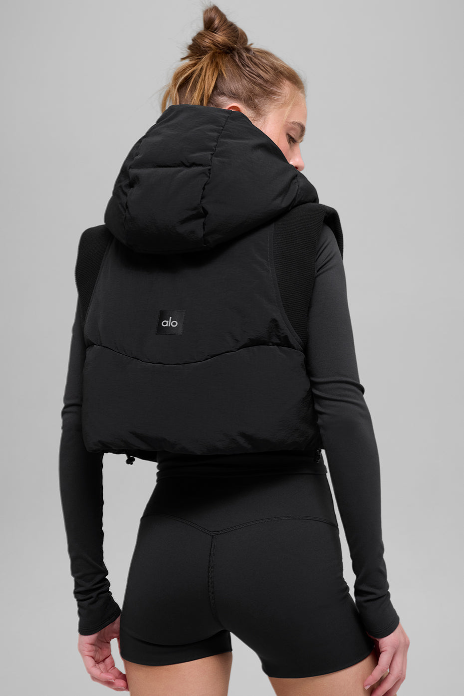 Fast Lane Puffer Vest - Black image 4