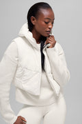 Fast Lane Puffer Vest - Ivory image 1