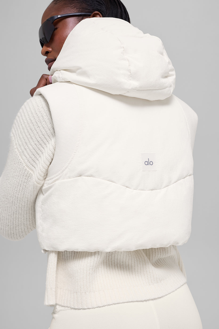 Fast Lane Puffer Vest - Ivory image 3