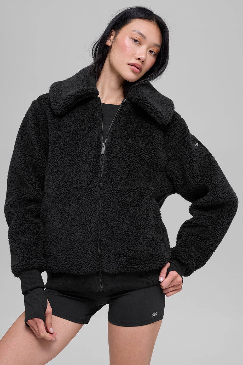 Sherpa Downtown Jacket - Black image 1