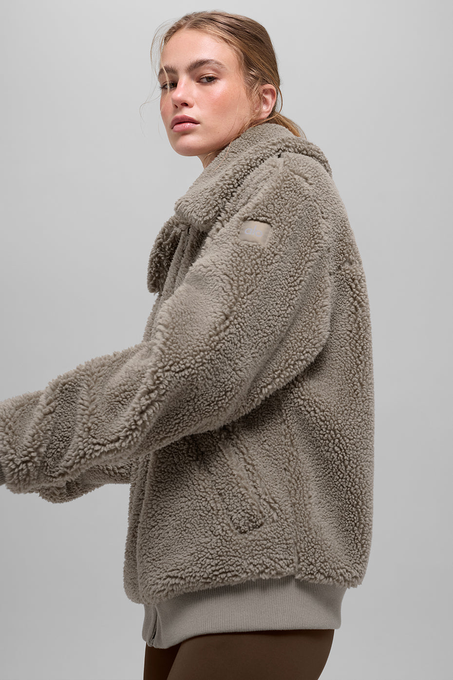 Sherpa Downtown Jacket - Light Cocoa image 4