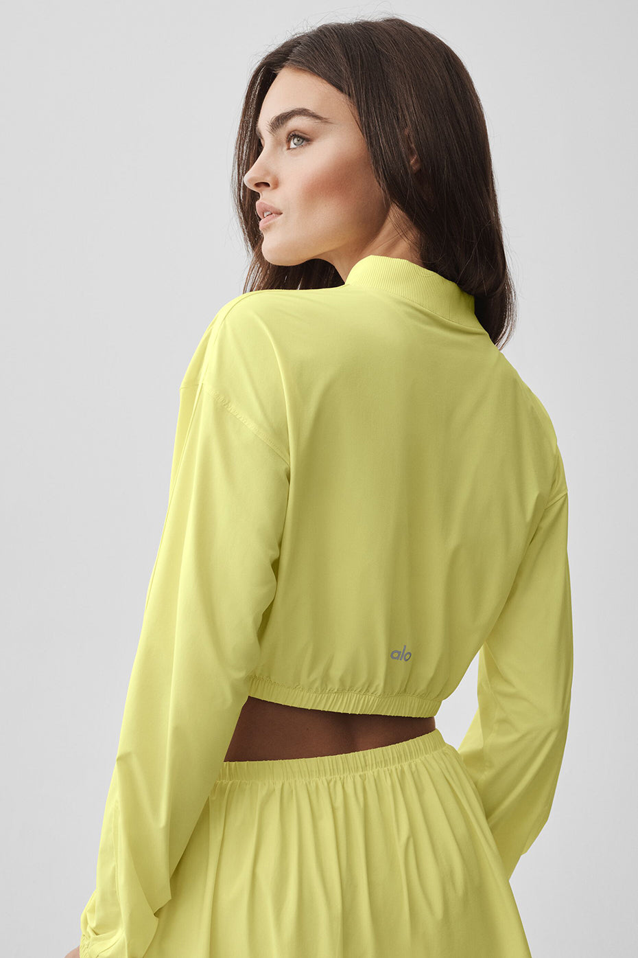 Cropped Breezy Full-Zip Cover Up - Sunshine image 2