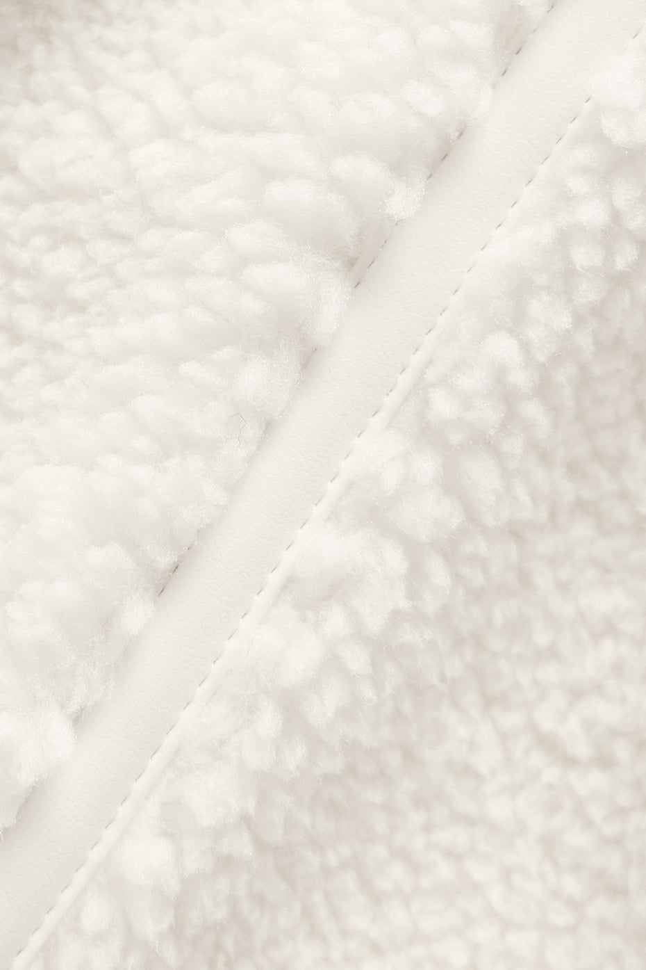 Sherpa Cropped Slope Side Jacket - Ivory image 6