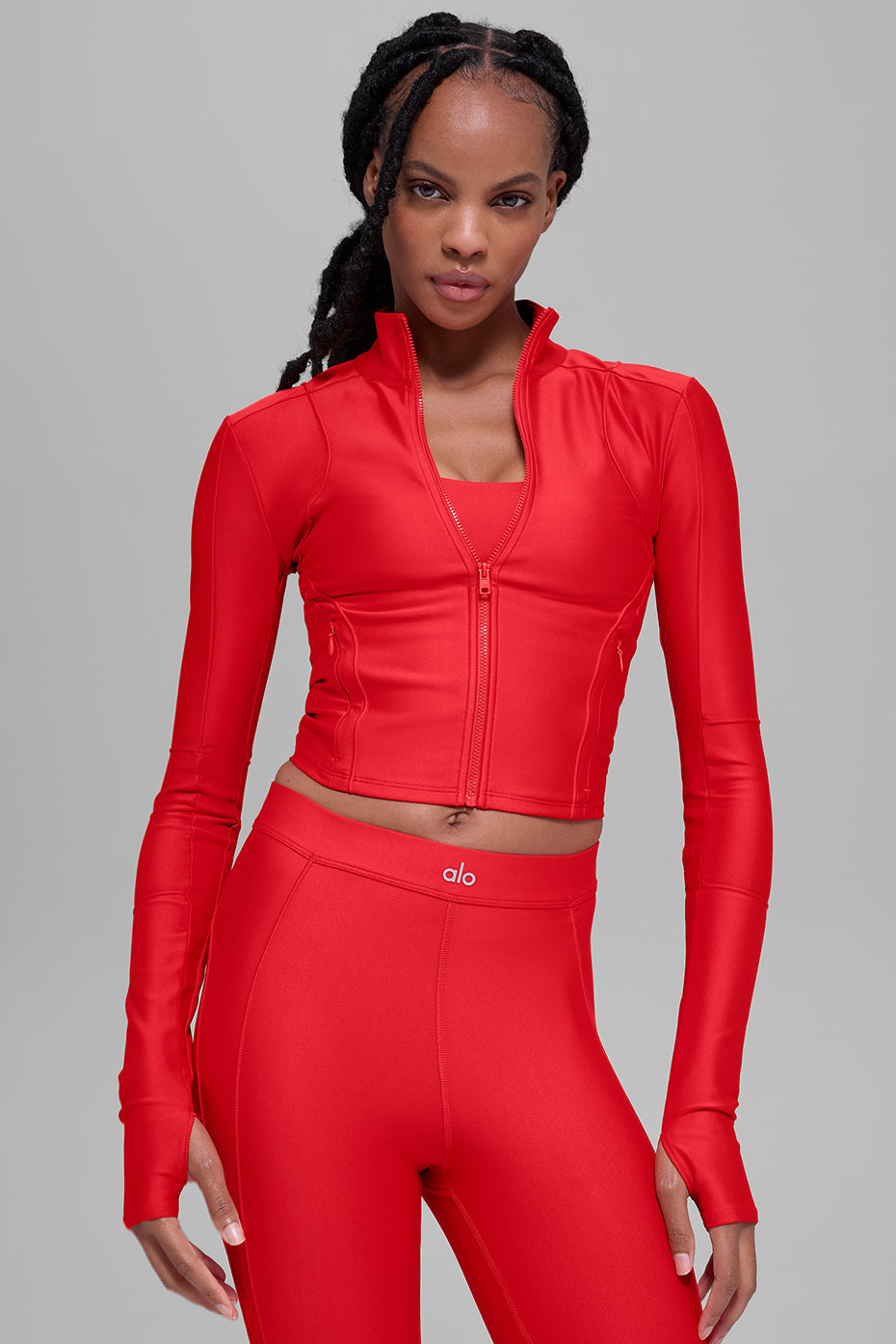 Airlift Ignite Zip Up Jacket - Bright Red image 3