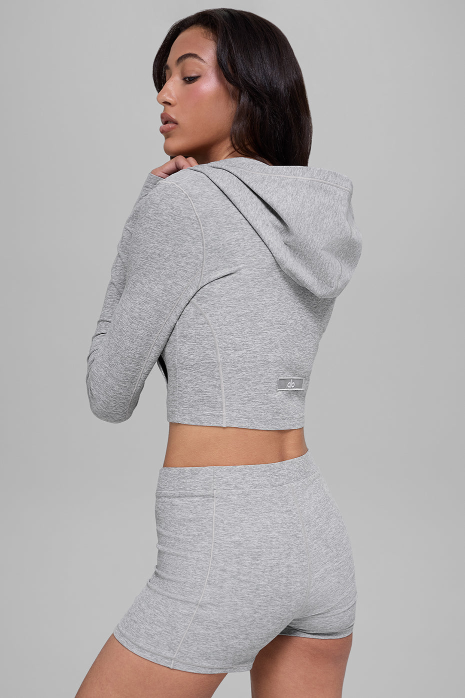 Alosoft Sincere Fitted Jacket - Athletic Heather Grey image 4