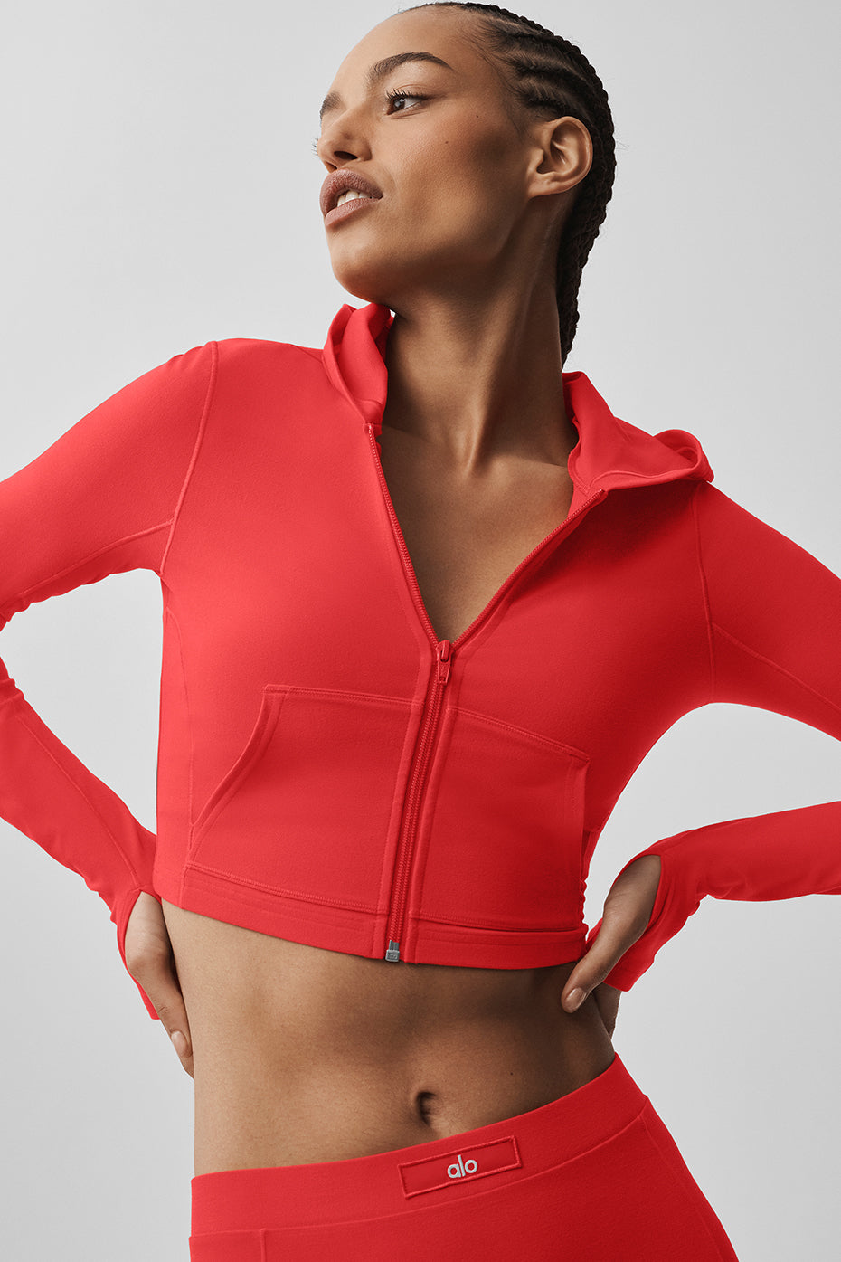 Alosoft Sincere Fitted Jacket - Bright Red image 2
