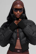 Cropped Atmosphere Puffer - Black image 1